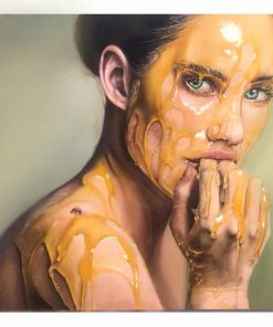 Lady Covered in Honey