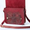 All-leather cow leather shoulder bag 1