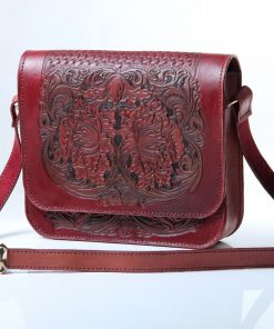 All-leather cow leather shoulder bag 3