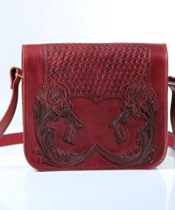 All-leather cow leather shoulder bag 4