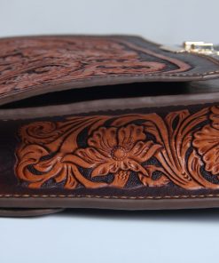 Combination of Engraved Crust Leather and Cow Leathe 4