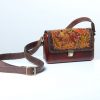 Engraved Leather and Wood Shoulder Bags 9